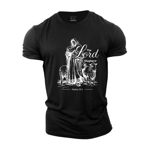 Men's The Lord Is My Shepherd Cotton T-Shirt
